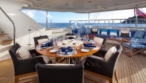 Sailing yacht VICTORIA -  Al Fresco Dining on Deck